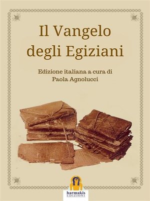 cover image of Il Vangelo degli Egiziani